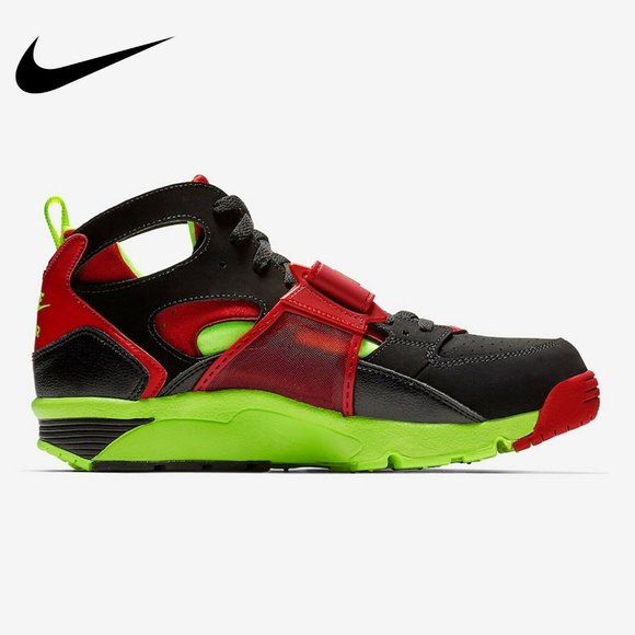 Nike Air Trainer Hurache Black Red Volt Strap - Picture 8 of 8